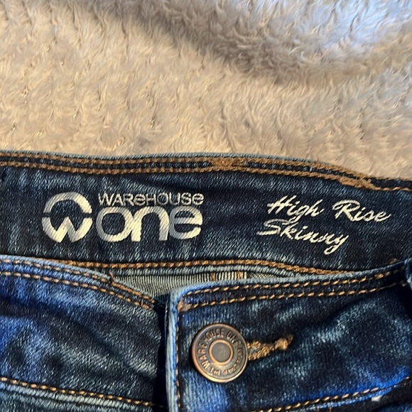 Warehouse One Women’s High Rise Skinny Jeans, Size 27. - Picture 2 of 4